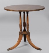 REGENCY STYLE MAHOGANY OCCASIO
