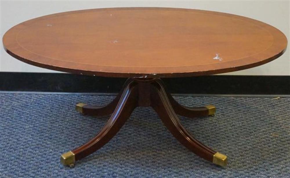 REGENCY STYLE MAHOGANY OVAL