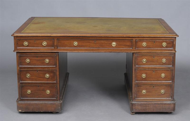 REGENCY STYLE MAHOGANY PARTNER'S