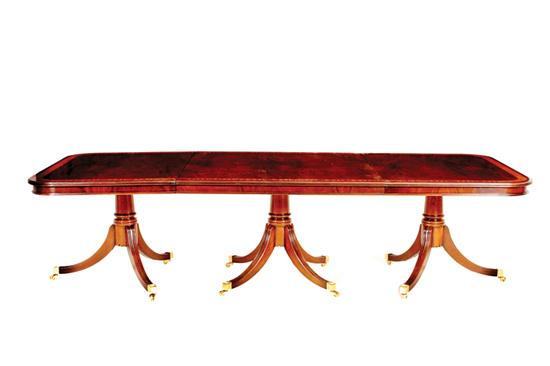 Regency style mahogany pedestal