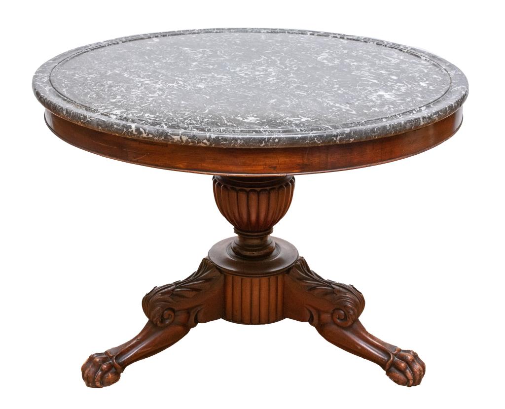 REGENCY STYLE MAHOGANY PEDESTAL