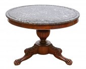 REGENCY STYLE MAHOGANY PEDESTA