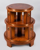 REGENCY STYLE MAHOGANY REVOLVI