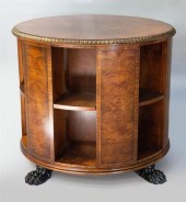 REGENCY STYLE MAHOGANY REVOLVI