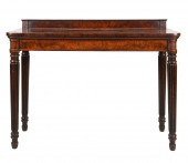REGENCY-STYLE MAHOGANY SIDE TA