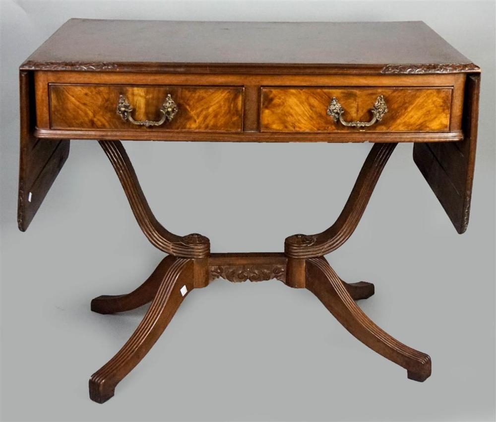 REGENCY STYLE MAHOGANY SOFA