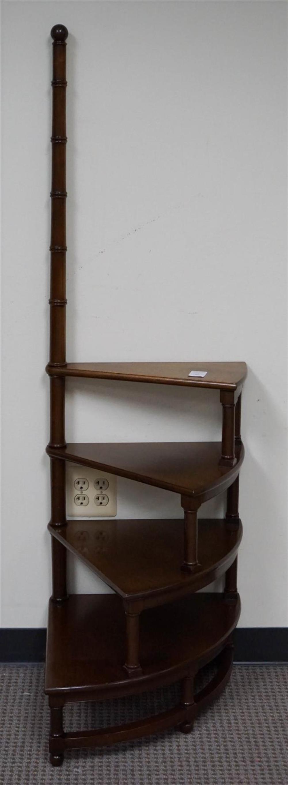 REGENCY STYLE MAHOGANY SPIRAL