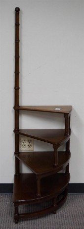 REGENCY STYLE MAHOGANY SPIRAL