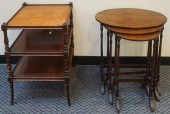 REGENCY STYLE MAHOGANY THREE T