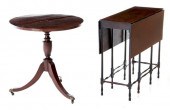 Regency style mahogany tilt-to