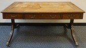 REGENCY STYLE MAHOGANY TOOLED