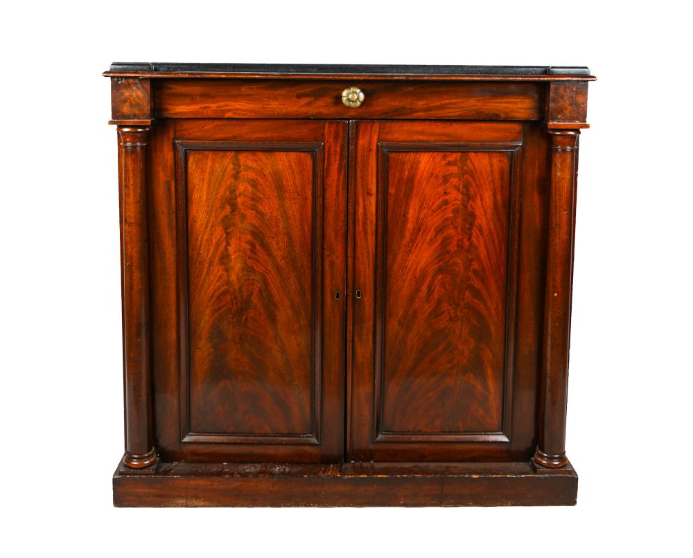 REGENCY-STYLE MAHOGANY TWO DOOR