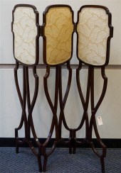 REGENCY STYLE MAHOGANY UPHOLST