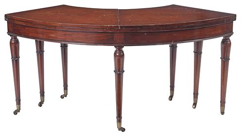 REGENCY STYLE MAHOGANY WINE TASTING