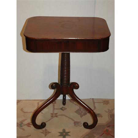 Regency Style Mahogany Work Table