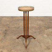 REGENCY STYLE MARBLE PEDESTAL