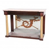 Regency style marbletop pier c