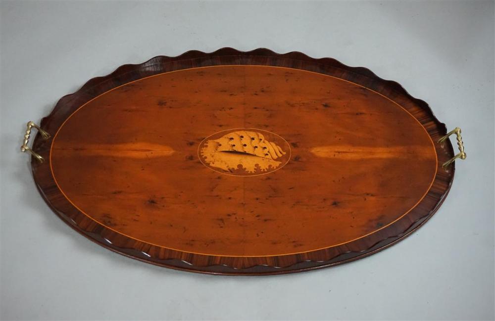 REGENCY STYLE MIXED WOOD SHELL