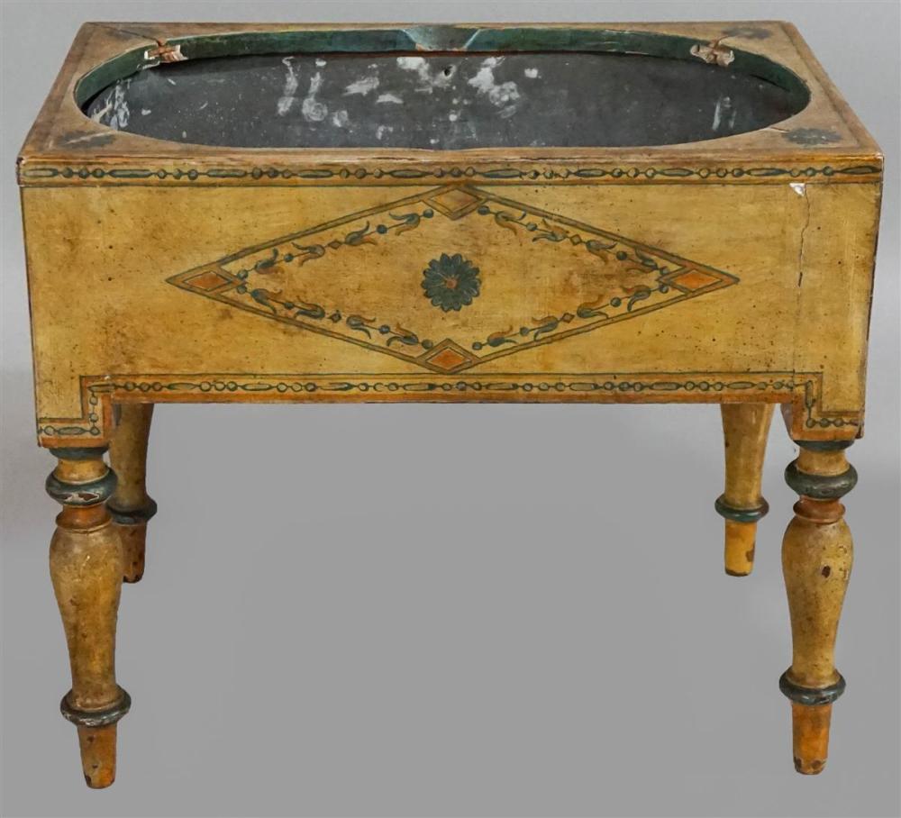 REGENCY STYLE MUSTARD PAINTED