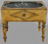 REGENCY STYLE MUSTARD PAINTED