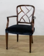 REGENCY STYLE OPEN ARM CHAIRA
