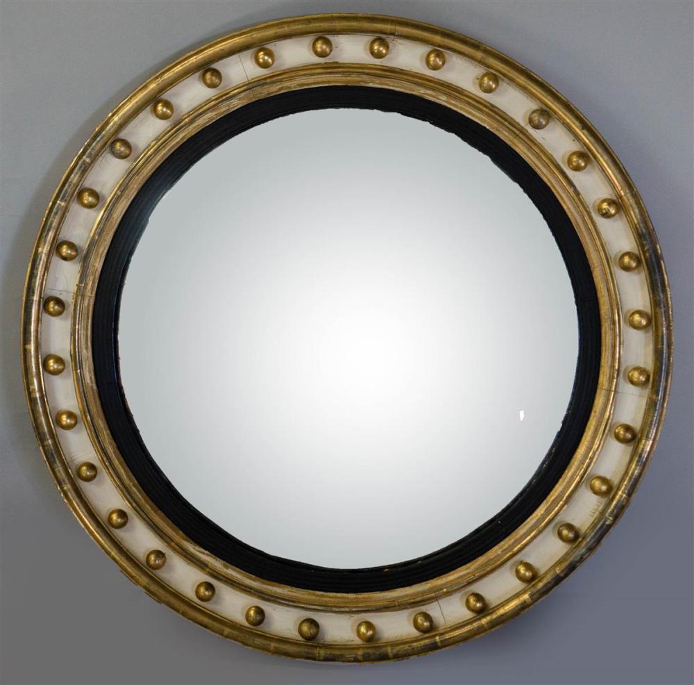 REGENCY STYLE PARCEL-GILT CONVEX