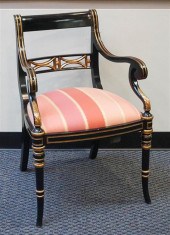 REGENCY STYLE PARCEL GILT EBON
