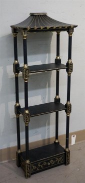 REGENCY STYLE PARCEL GILT EBON