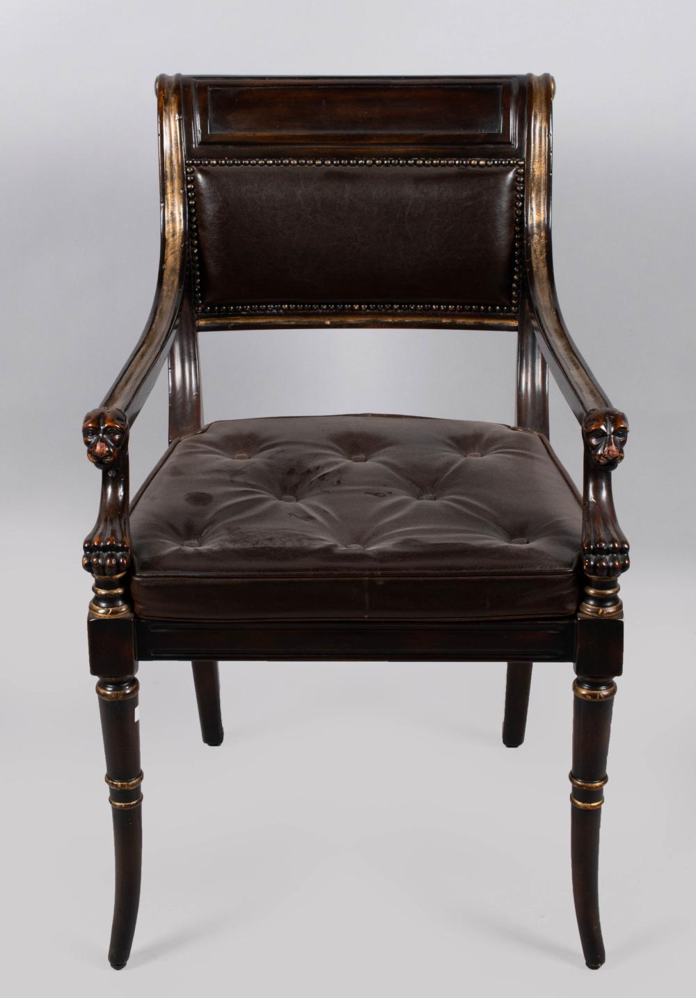 REGENCY STYLE PARCEL-GILT