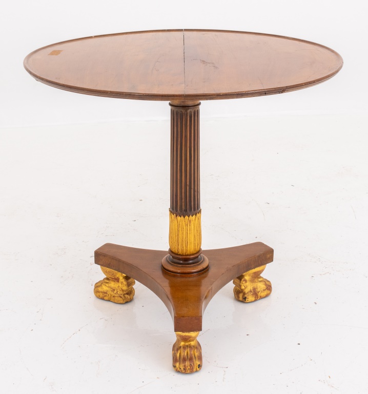REGENCY STYLE PARCEL-GILT