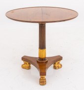 REGENCY STYLE PARCEL-GILT MAHO