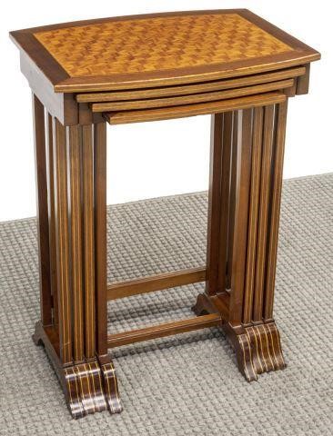 REGENCY STYLE PARQUETRY NEST OF