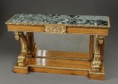 REGENCY STYLE PARTIAL GILT 'DO