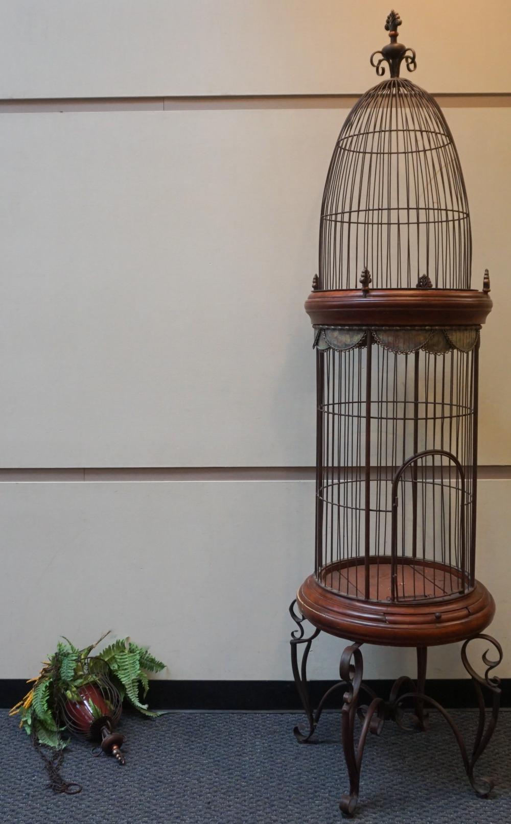 REGENCY STYLE PATINATED METAL AND