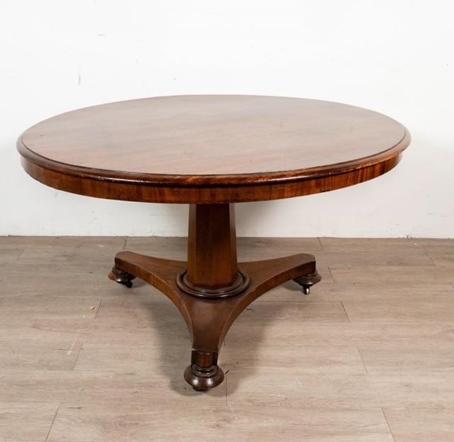 REGENCY STYLE PEDESTAL TABLERegency