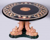 REGENCY STYLE PIETRA DURA GILT