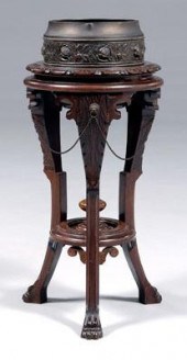 Regency style planter, stained