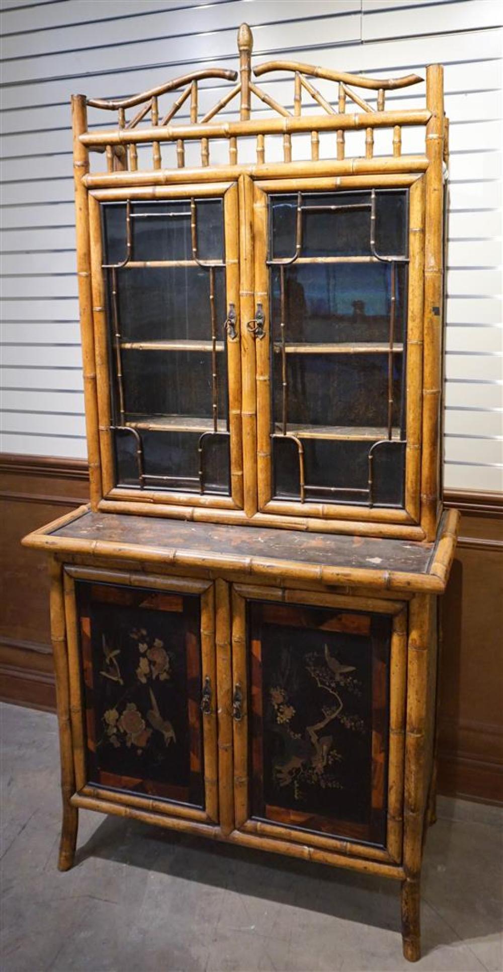 REGENCY STYLE RATTAN AND JAPANNED