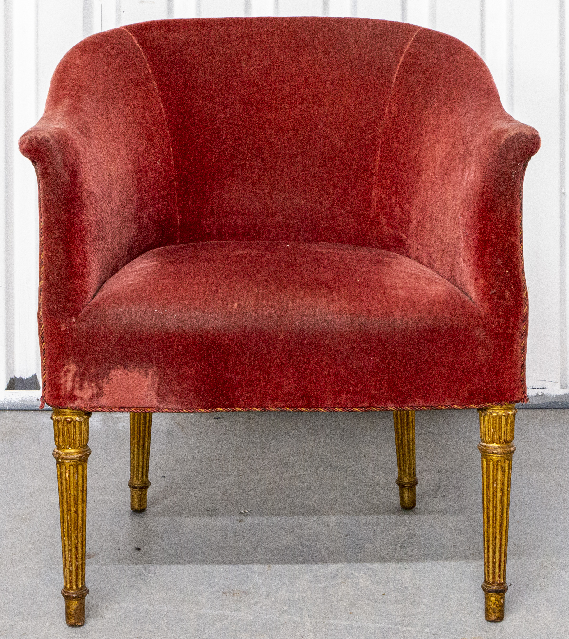 REGENCY STYLE RED VELVET