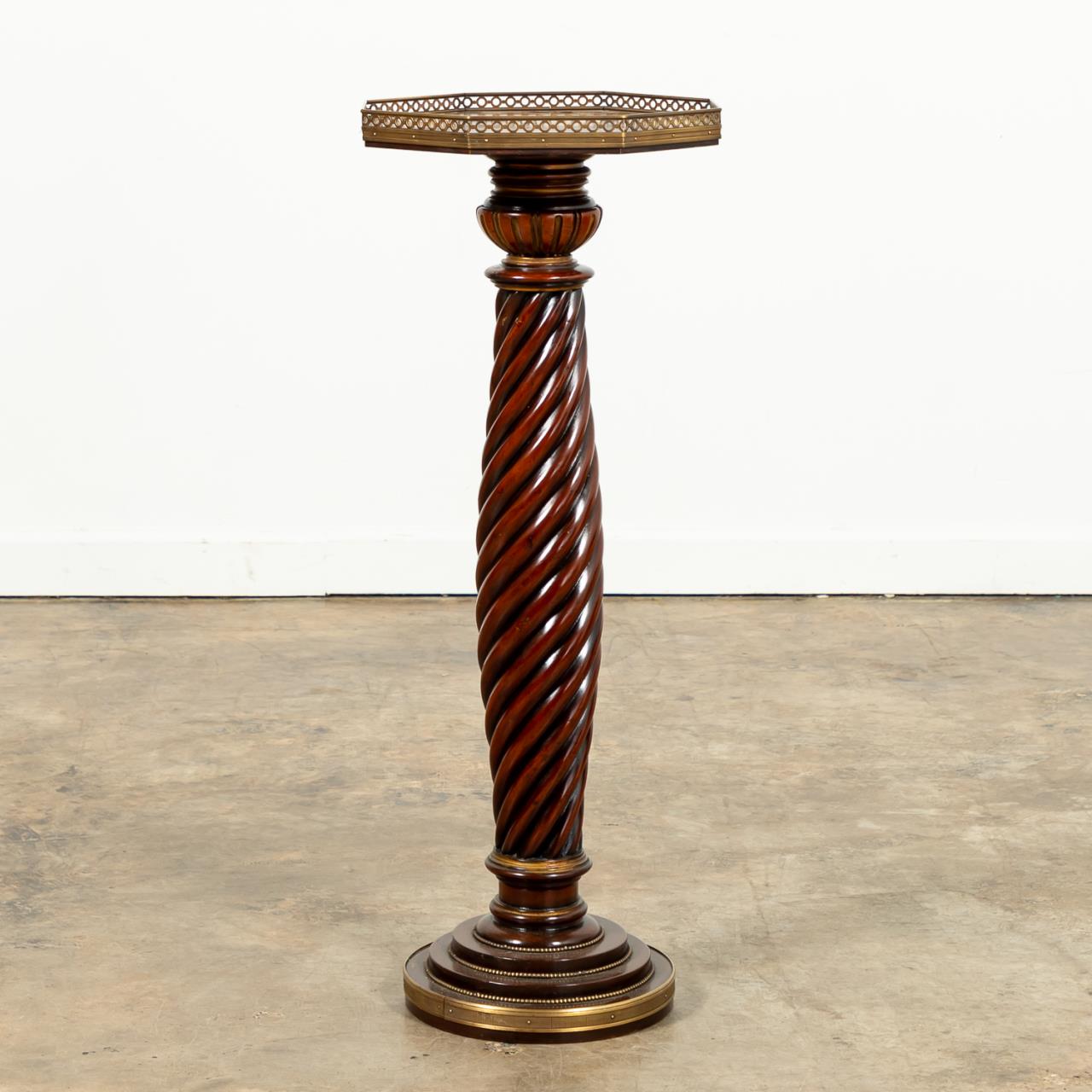 REGENCY STYLE ROSEWOOD SPIRAL