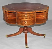 REGENCY STYLE SCALLOPED MAHOGA