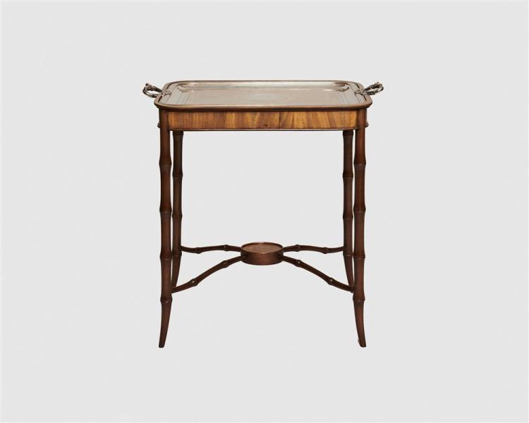 REGENCY STYLE SIDE TABLE, THE TOP A