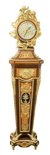 REGENCY STYLE TALL CASE CLOCK