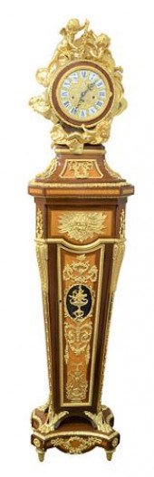 REGENCY STYLE TALL CASE CLOCK
