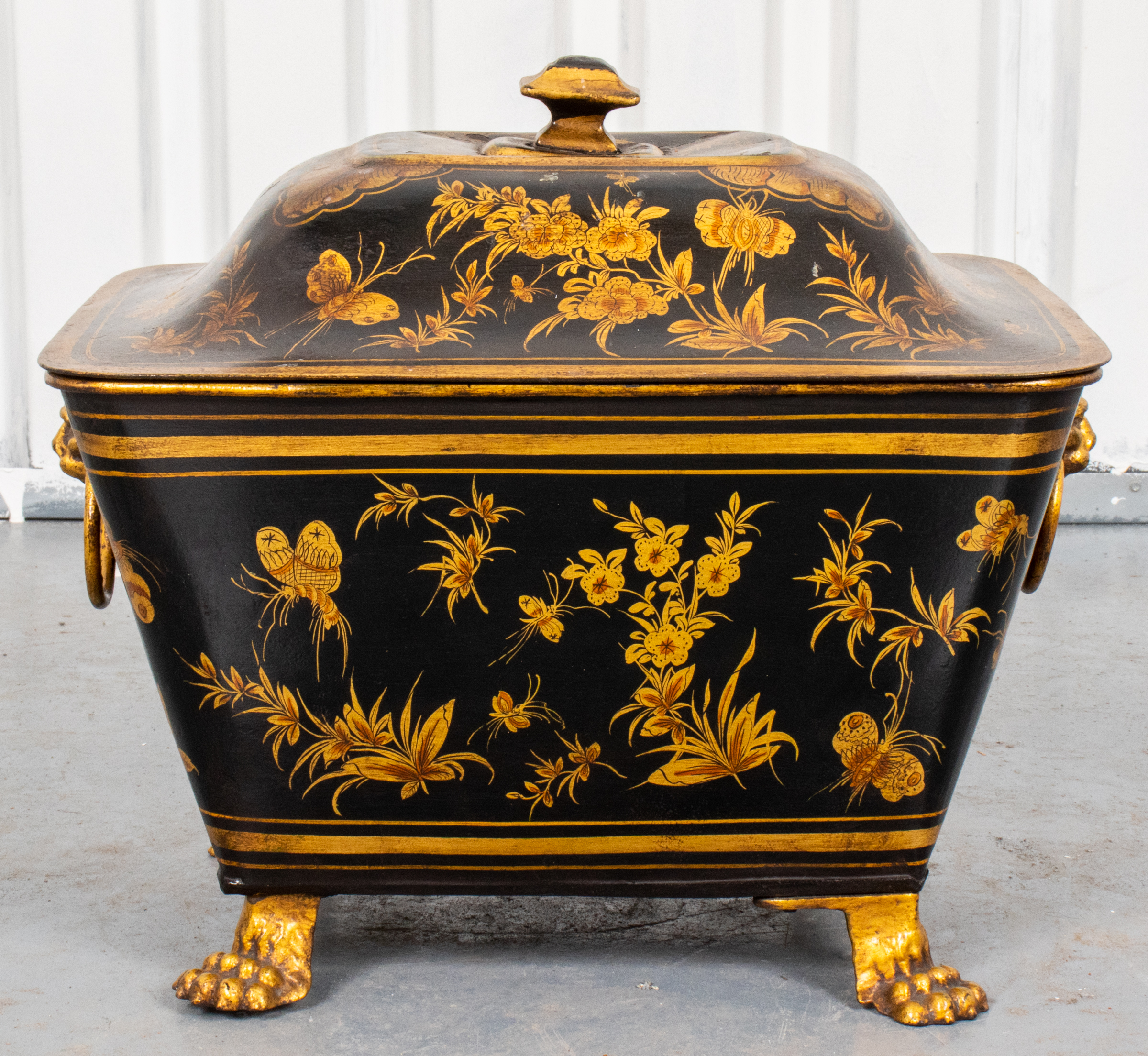 REGENCY STYLE TOLE CELLARETTE