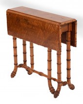 REGENCY-STYLE TUCKAWAY TABLE E