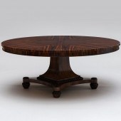 REGENCY STYLE ZEBRAWOOD CIRCUL