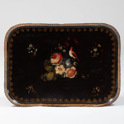 REGENCY TÃ´LE PEINTE TRAY ON