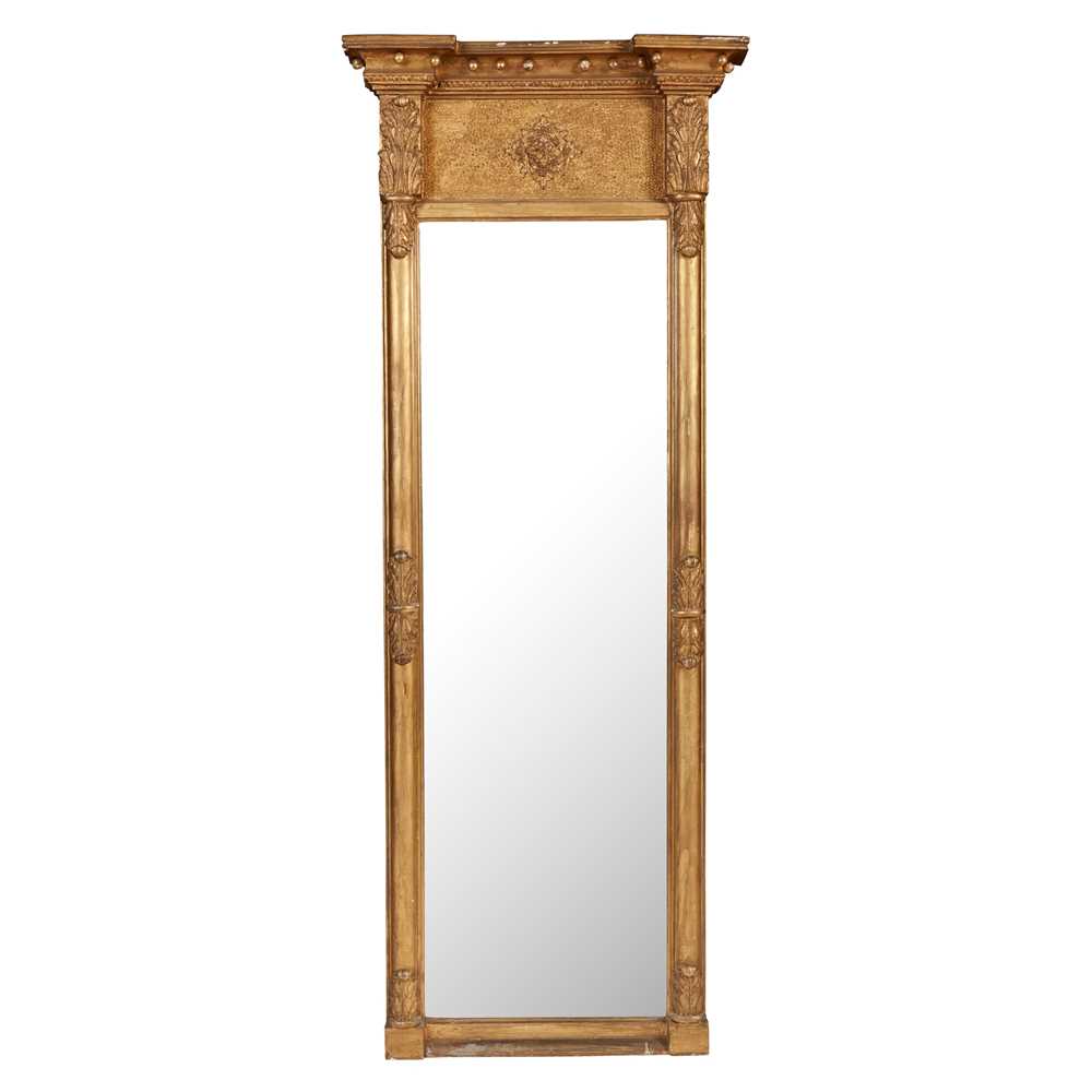 REGENCY TALL GILTWOOD PIER MIRROR