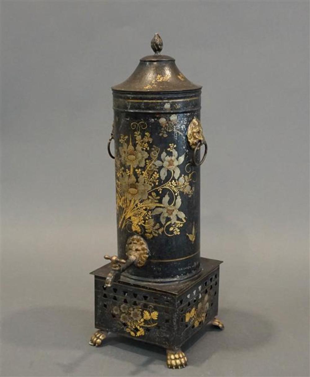 REGENCY TôLE DECORATED SAMOVAR,